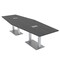 Skutchi Designs 45 in W, 144 in L, 29 in H, Engineered Wood Top, Grey HAR-HEX.IR-46x143-DOU-ELEC-ASIANNIGHT - alternate 1